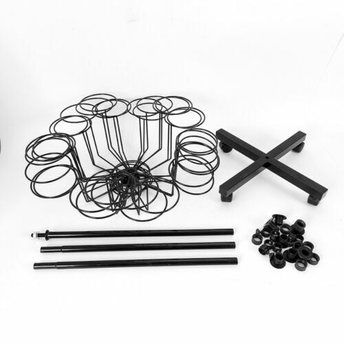 Rotating Hat Display Spinner Retail Hat Rack Metal Floor Stand Rack Adjustable