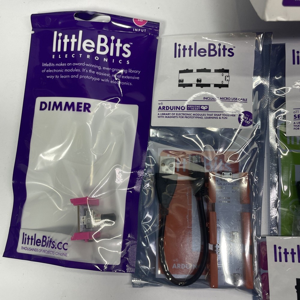 Little Bits Arduino Coding Kit 8 Modules | NEW OPEN BOX COMPLETE!