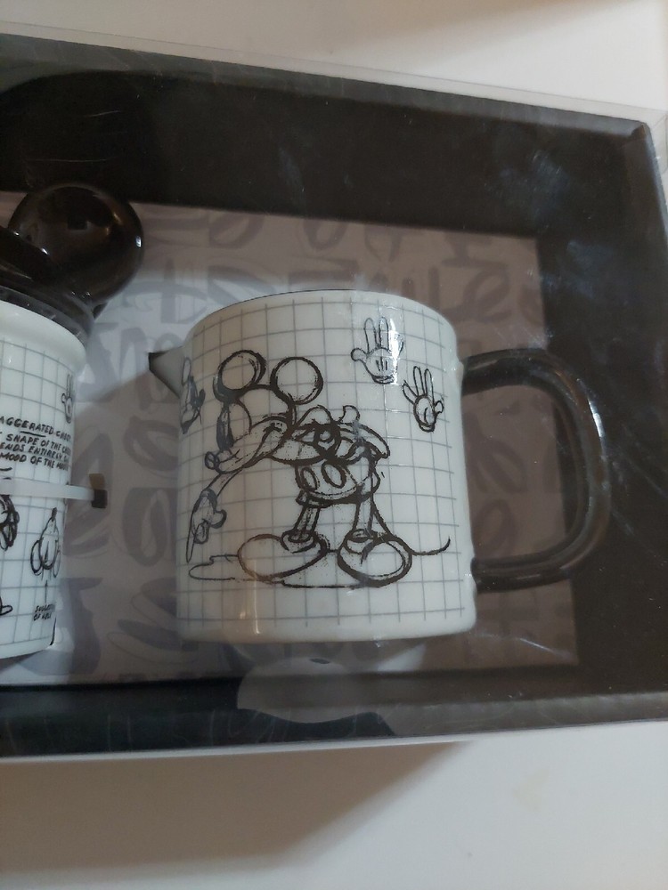 DISNEY Ceramic Sugar & Creamer Set