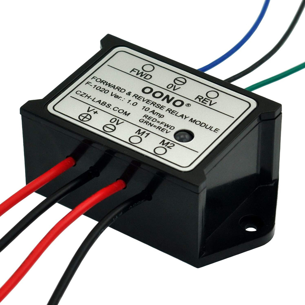 12V Motor Reversing Relay Module Forward Reverse Control 10A Mount
