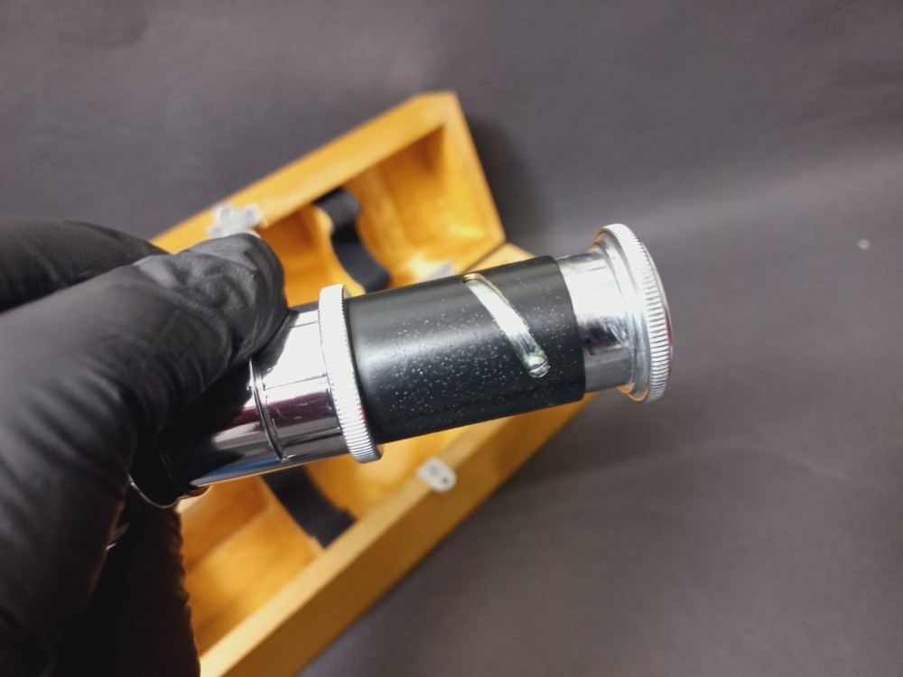 Soviet Vintage Microscope MPB-2. 24x Magnification, Antique Microscope USSR