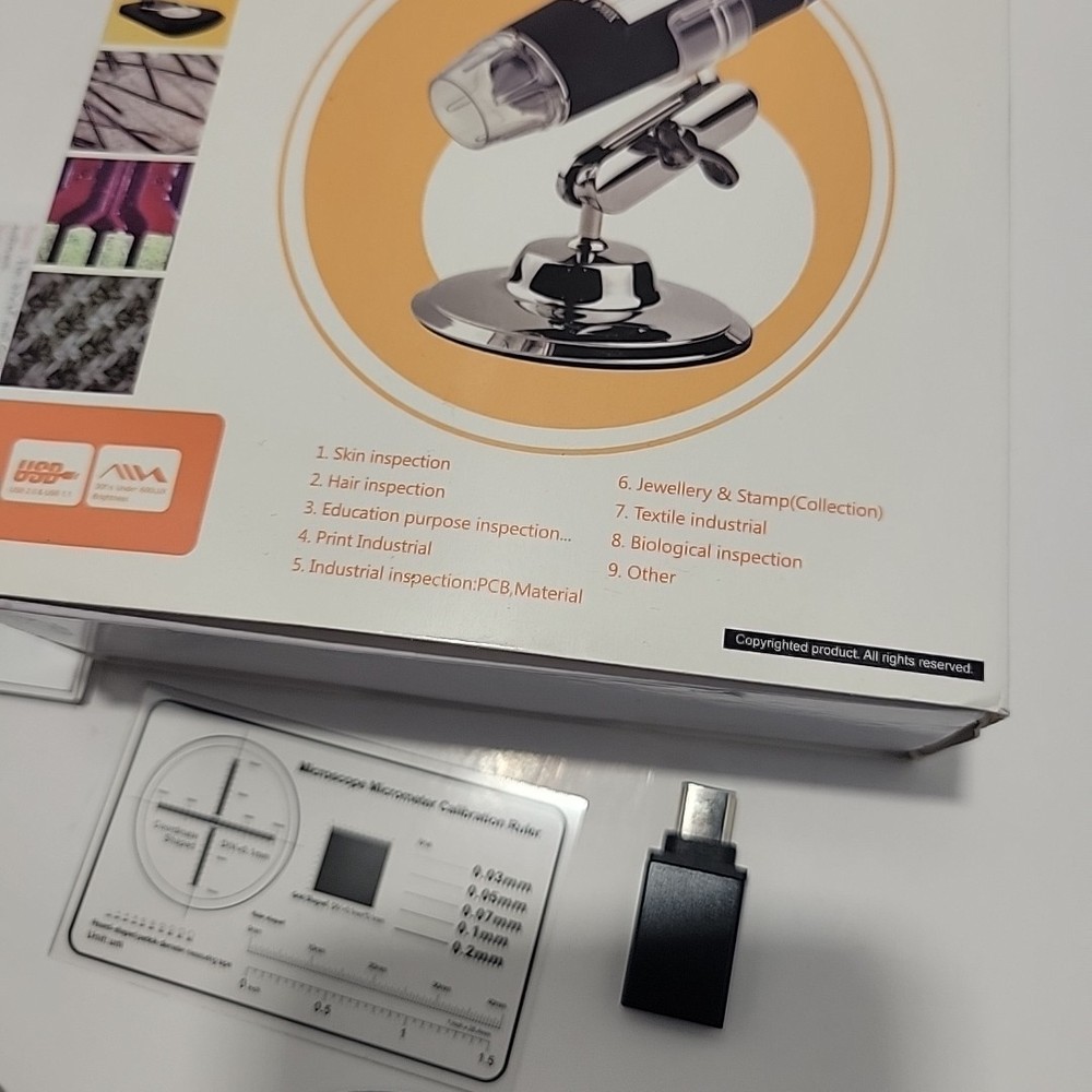 USB Digital Microscope 1000X Magnification Endoscope Video Camera PC Android