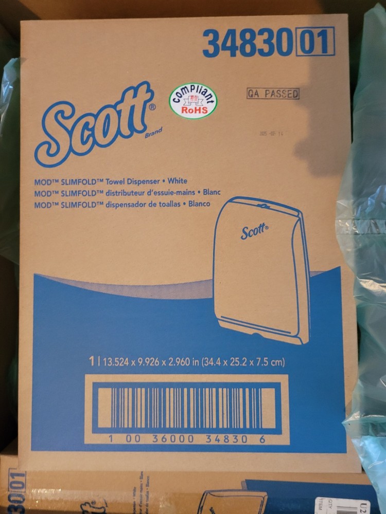 NEW Scott MOD Slimfold Towel Dispenser White