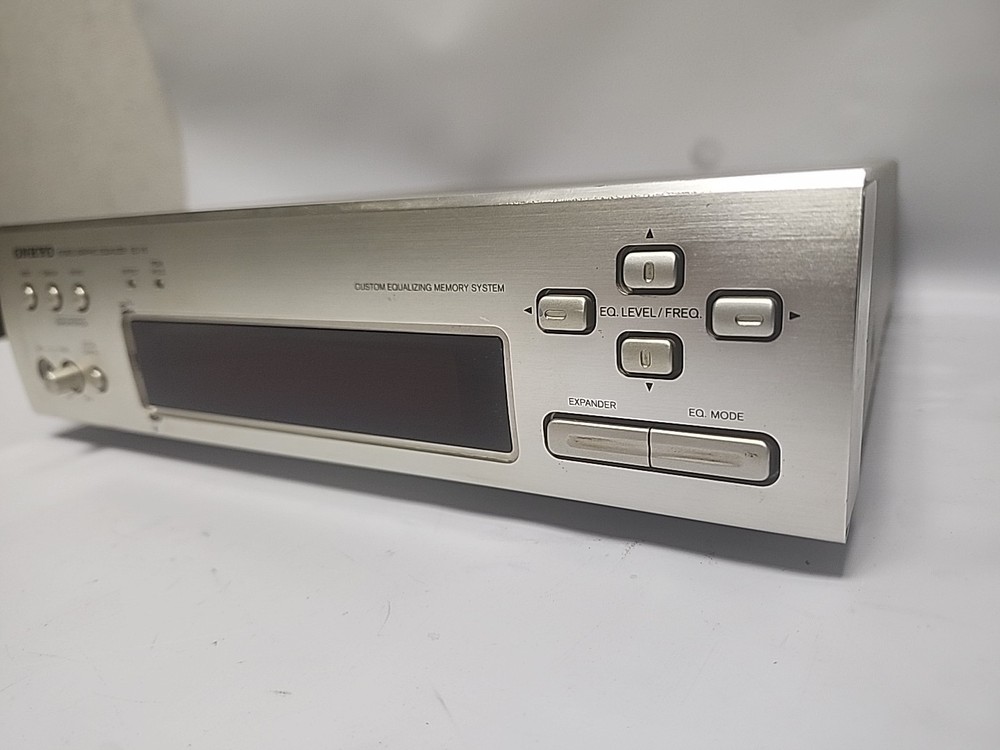 ONKYO EQ-V5 Stereo Graphic Equalizer Spectrum Analyzer Custom Memory System