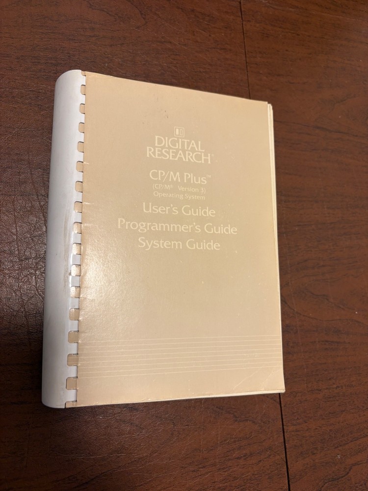 Digital Research CP/M Plus User's, Programmers, System Guide - For Commodore