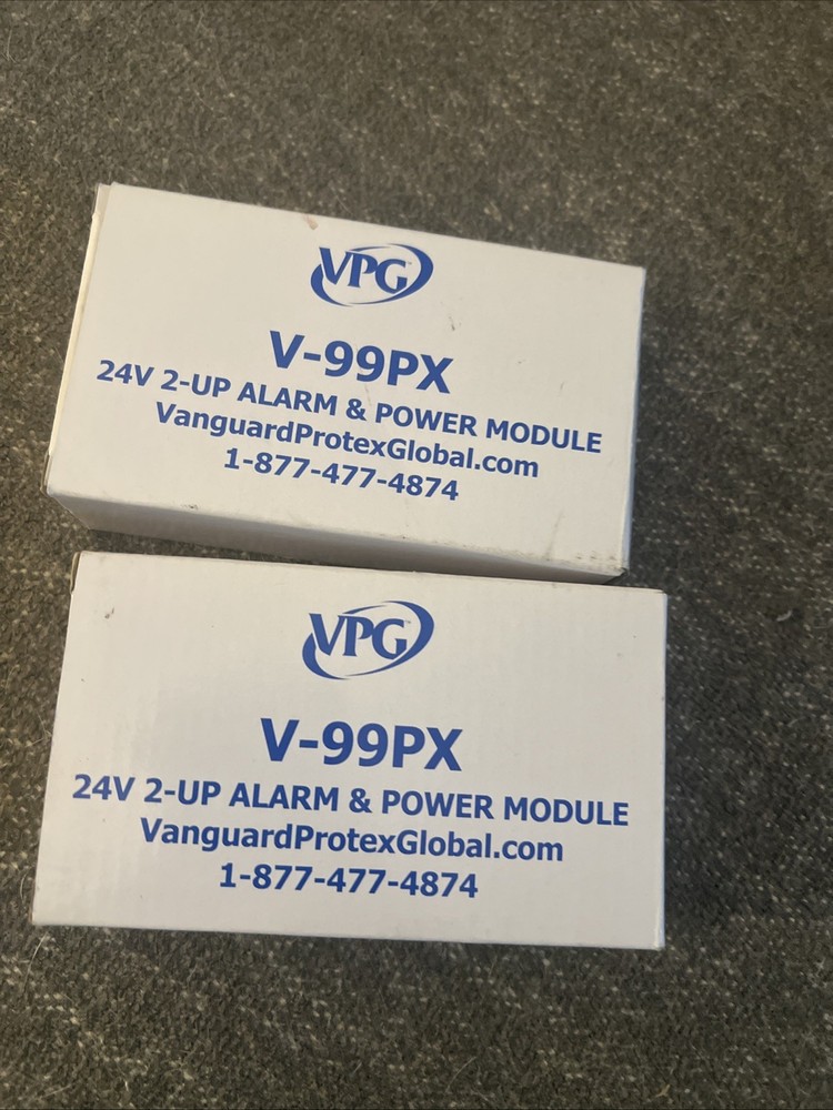 2 Vanguard Products Group VPG V-99 2-up Alarm Module Electronic Security