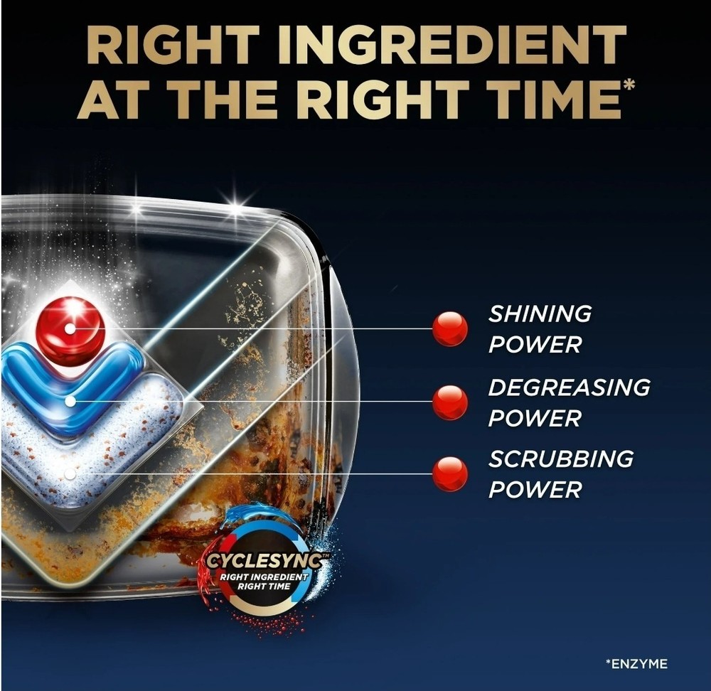 Finish Fresh Ultimate Dishwasher Detergent Tablets - 52ct