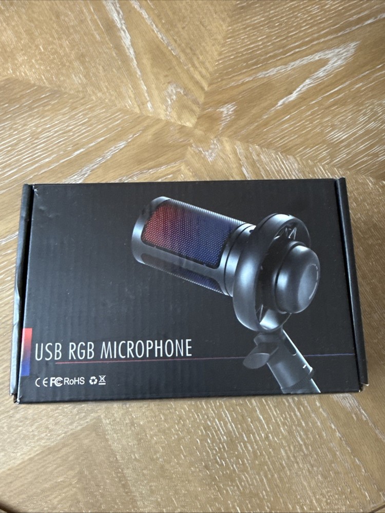 USB RGB Microphone New In Box
