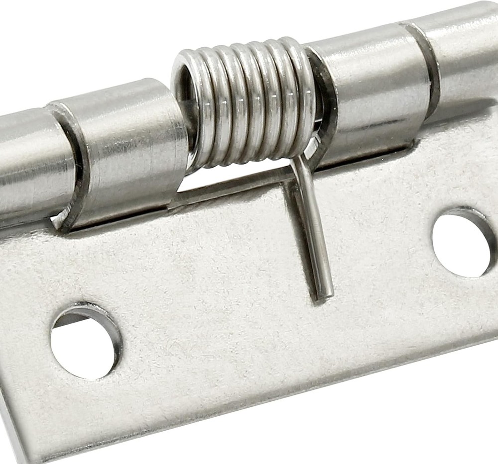 Hitefu 4PCS Spring Hinges, 1.5 Inch Small Self Opening Hinge