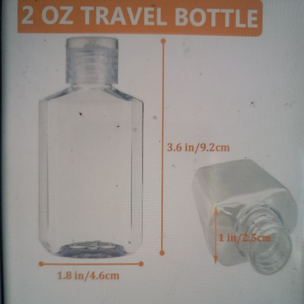 Travel Bottles (plastic)