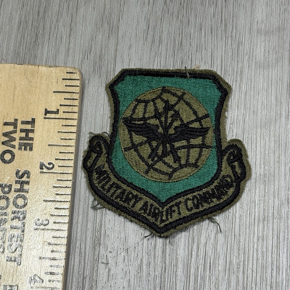 Military Airlift Command US Air Force Patch Subdued Sew on Patch