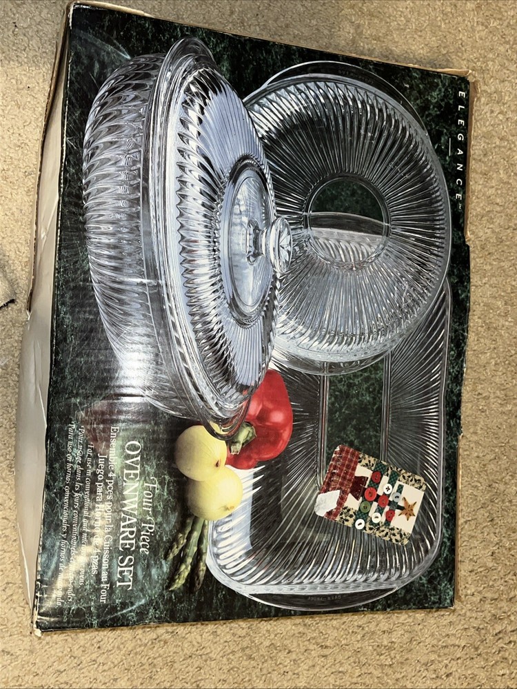 Elegance four piece ovenware set