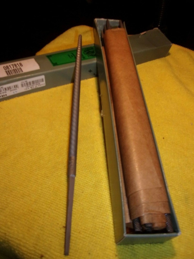 8" Round Bastard Single Cut American Pattern File NO HANDLE