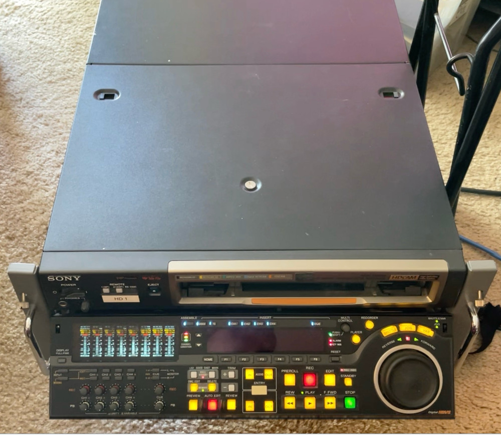 SONY HDW-M2000 HDCAM HD Digital Videocassette Recorder