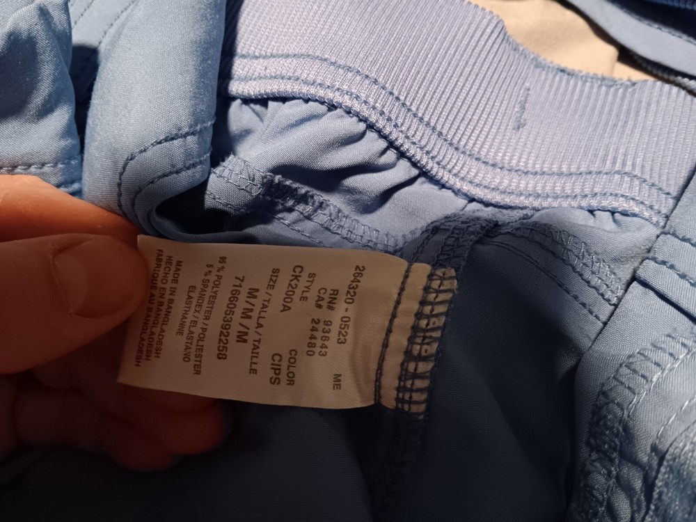 Mens Cherokee Scrub Sets Medium Ceil Blue