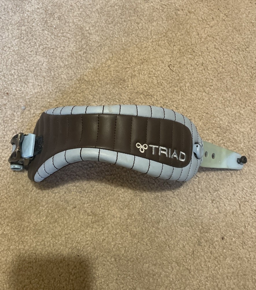 Burton Triad Snowboard binding Right Ankle  Strap Large Brown