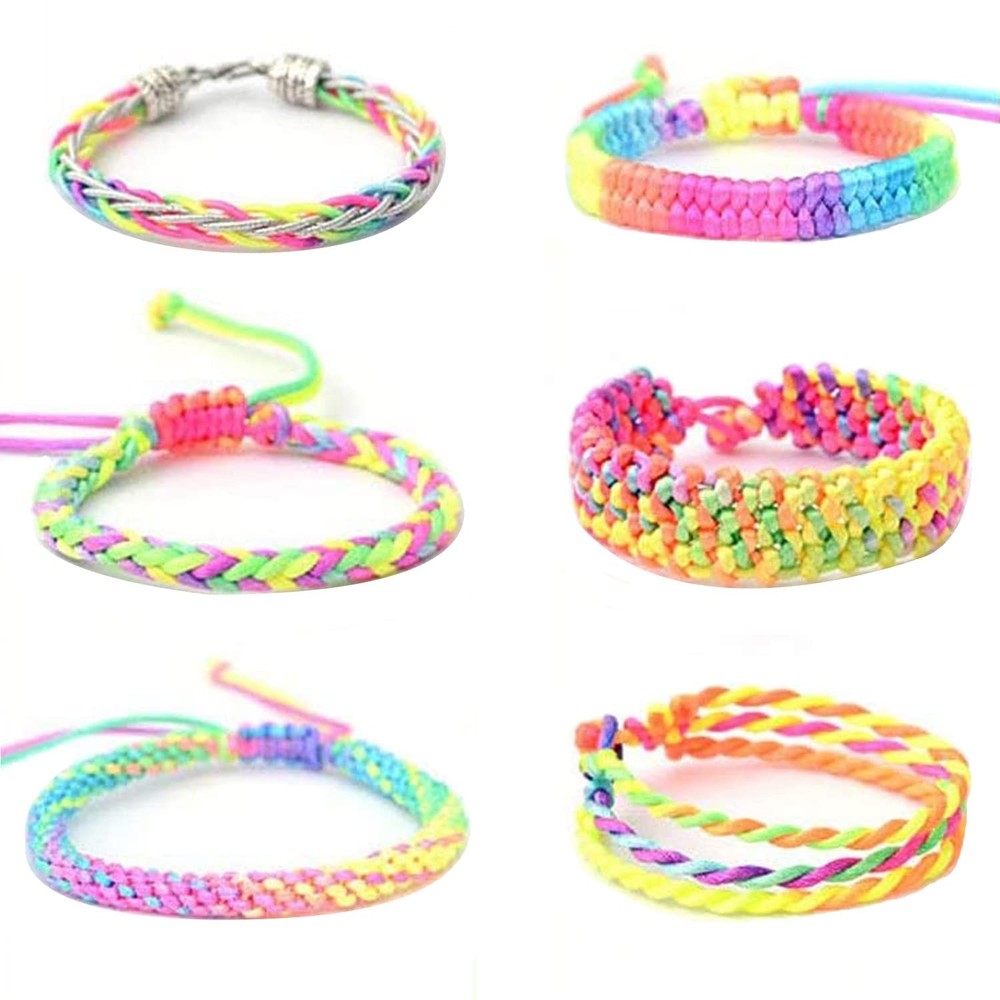 1mm Stretchy Bracelet String, Sturdy Rainbow Elastic String Elastic Cord for ...