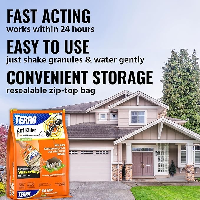 TERRO 3 lb. Outdoor Ant Killer Plus Multi-Purpose Insect Control Granules