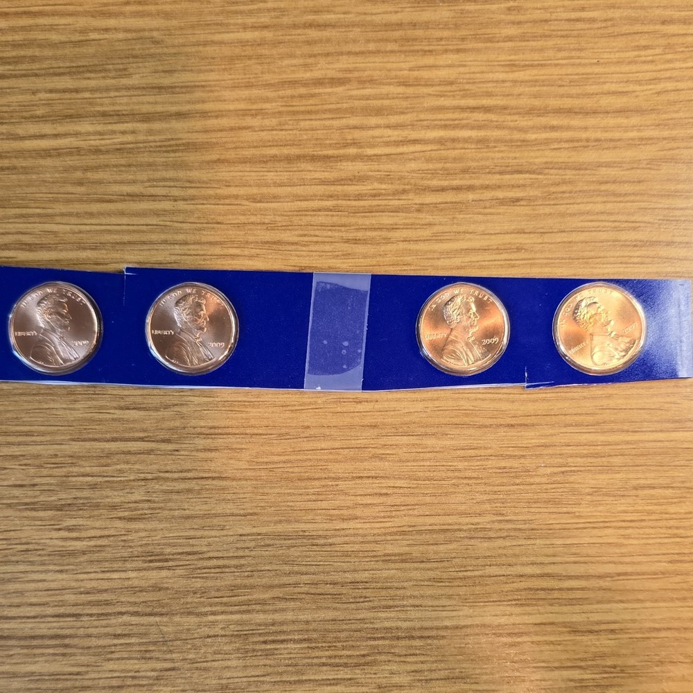 four coin set Lincoln formative years still sealed in mint set plastic