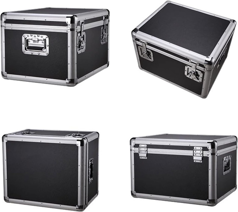 Tool Storage Toolbox Briefcase Portable Storage Box Aluminum Hard Case with Foam