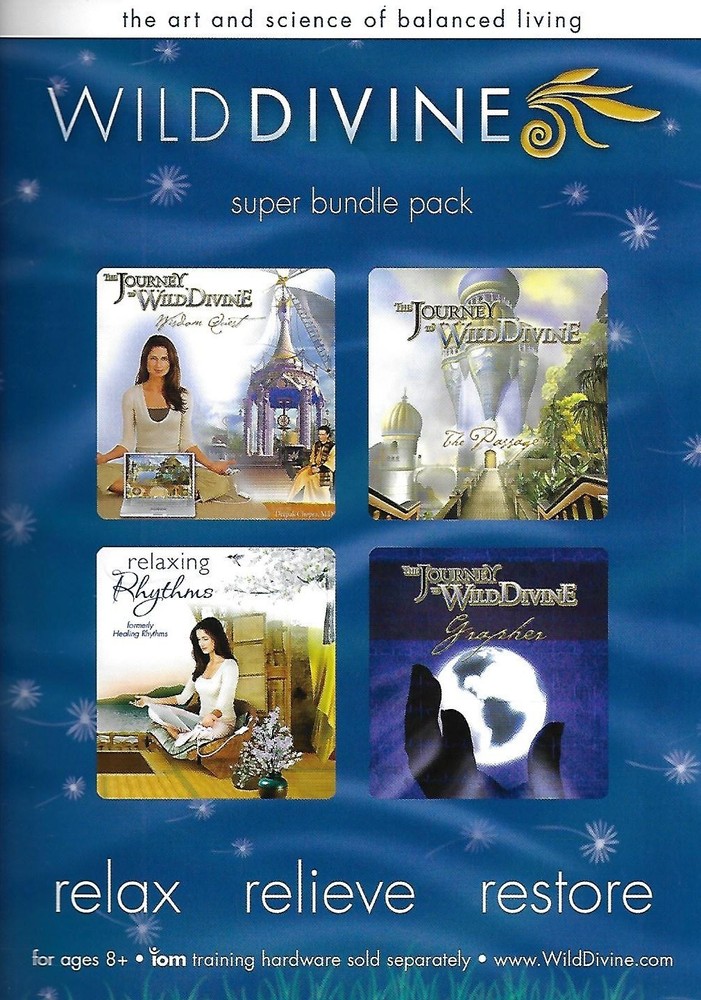 Wild Divine Super Bundle Pack (PC and Mac, 2-Discs Each)