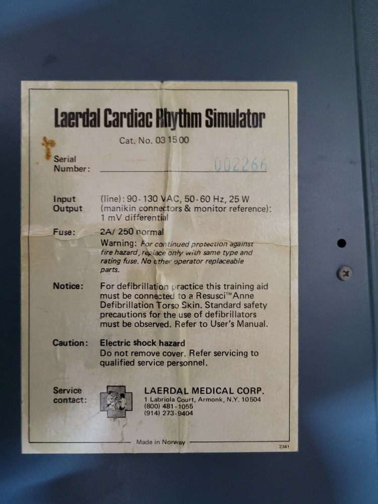 Laerdal Cardiac Rhythm Simulator
