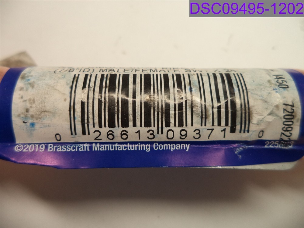 Qty = 22: Brass Craft Water Heater Connector 3/4" F Iron Pipe P/N WB034-24N