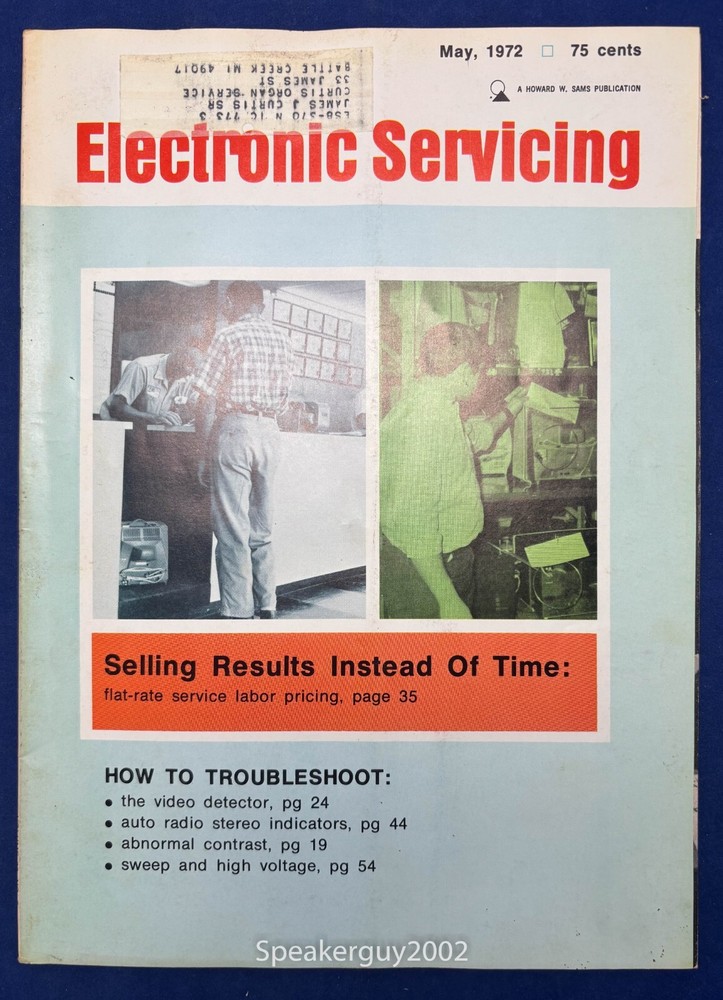 Sam's Publishing - Electronic Servicing Magazine / May 1972