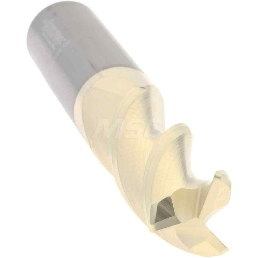 Accupro 1/2" Diam 3 Flute Single End Solid Carbide 0.03" Corner Radius End Mi...
