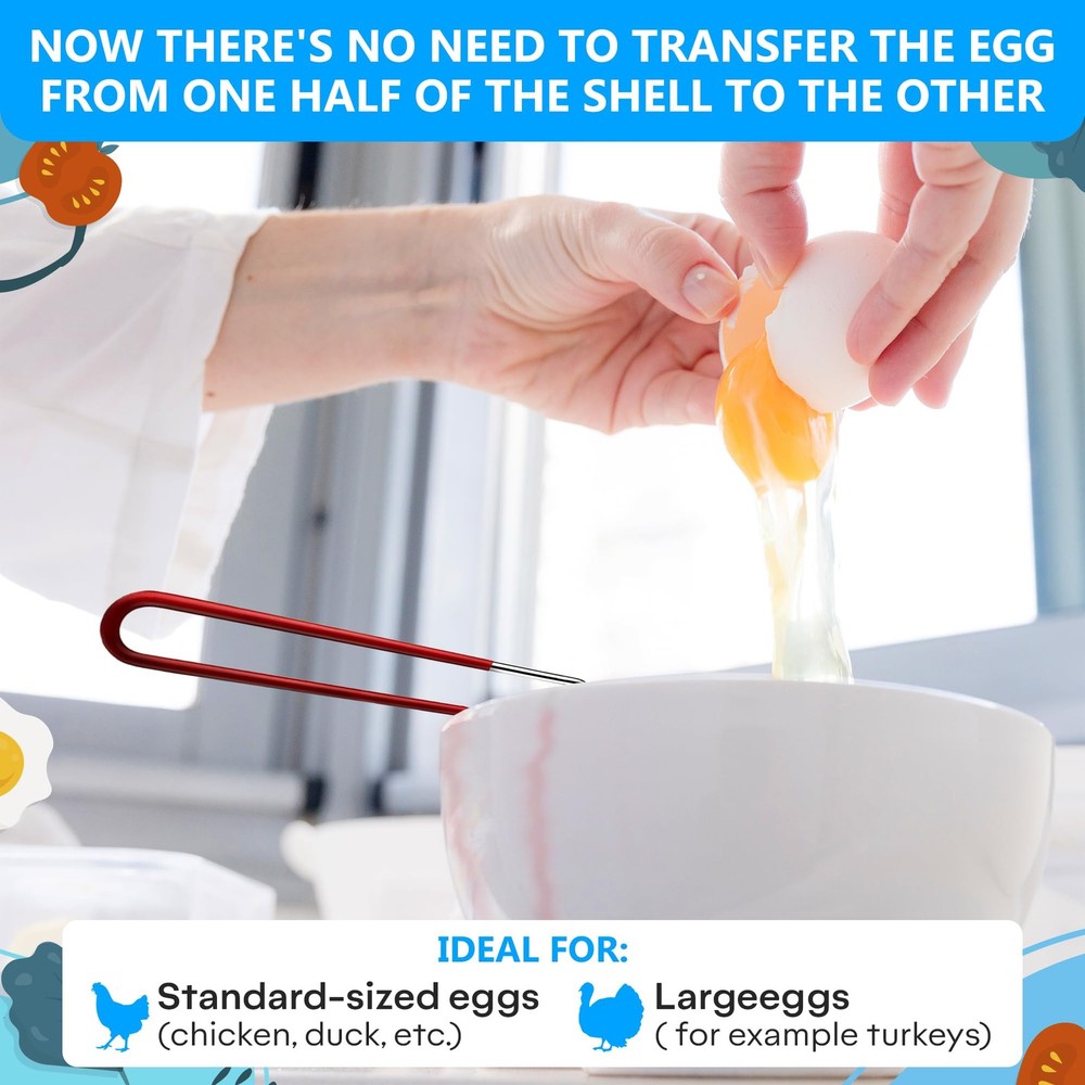 Egg Separator for Raw Eggs - Yolk Standart,