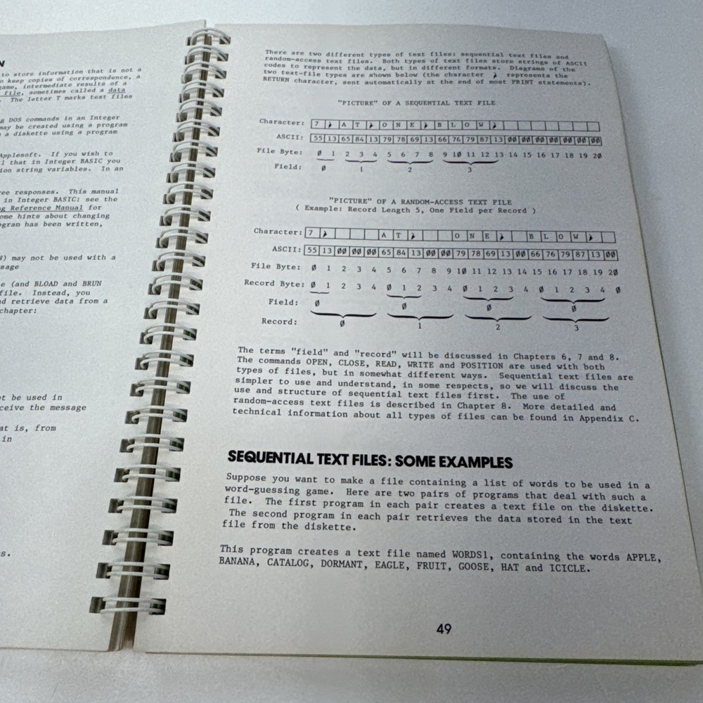 Apple II The DOS Manual Disk Operating System 1981 Printing 030-0115-B