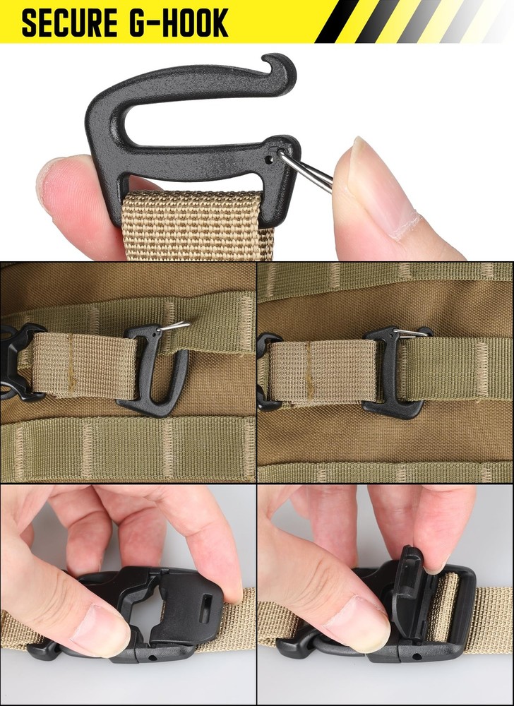 Molle Backpack Straps Tactical Rush Tier System Molle Attachment for Tactical Mi