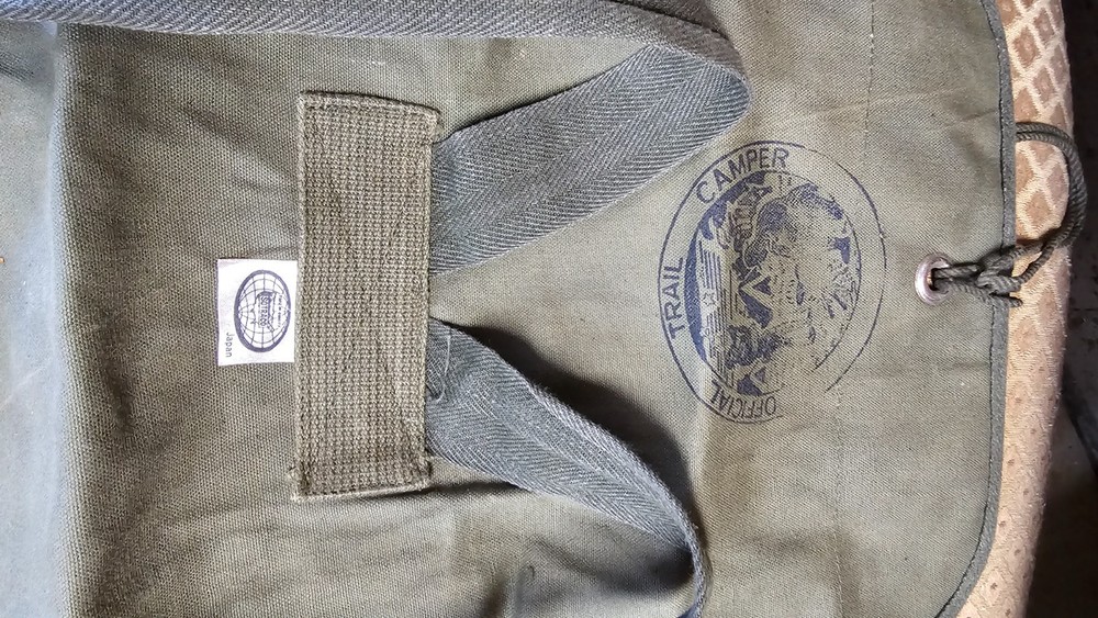 Vintage Official Trail Camper Boy Scout Backpack