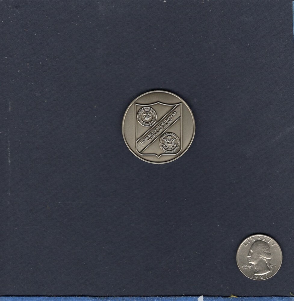 MARINE SECURITY GUARD BATTALION USMC Challenge Coin Patch Image