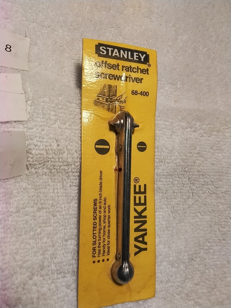 STANLEY 68-400 OFF SET RATCHET SREWDIVER