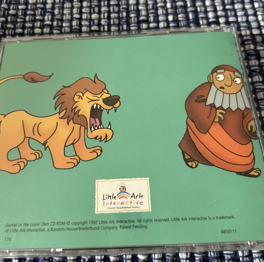 Little Ark Interactive: 1997 Daniel In The Lions Den CD-ROM PC
