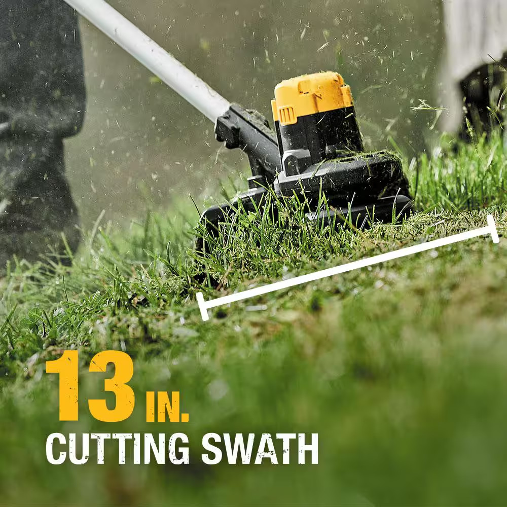 DEWALT Cordless Battery Powered String Trimmer 13" 20V MAX Li-Ion (Tool Only)
