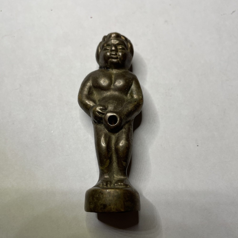 Vintage Bronze Boy Wine Bottle Opener