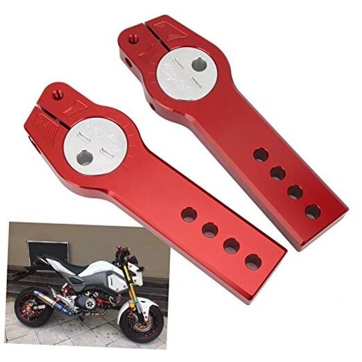 Motorcycle Accessories, Practical Rear Fork Extension Device, Red Sturdy