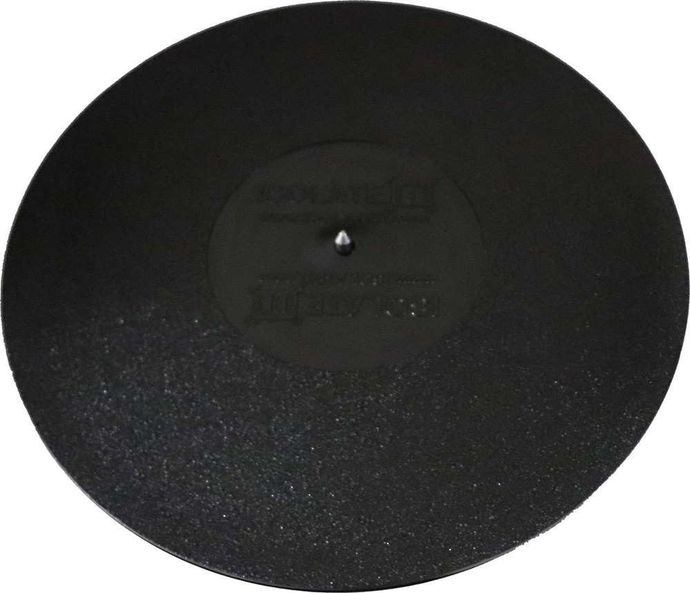 Isolate IT 3 mm Black Sorbothane Turntable Mat for DJs and Audio Professionals