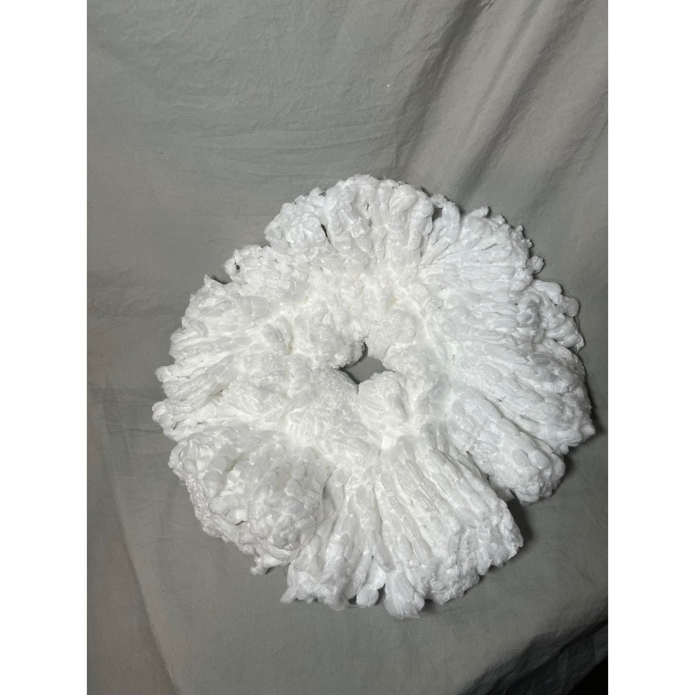 2 Pack Microfiber Spin Mop Replacement Heads White Round Refills Universal Fit