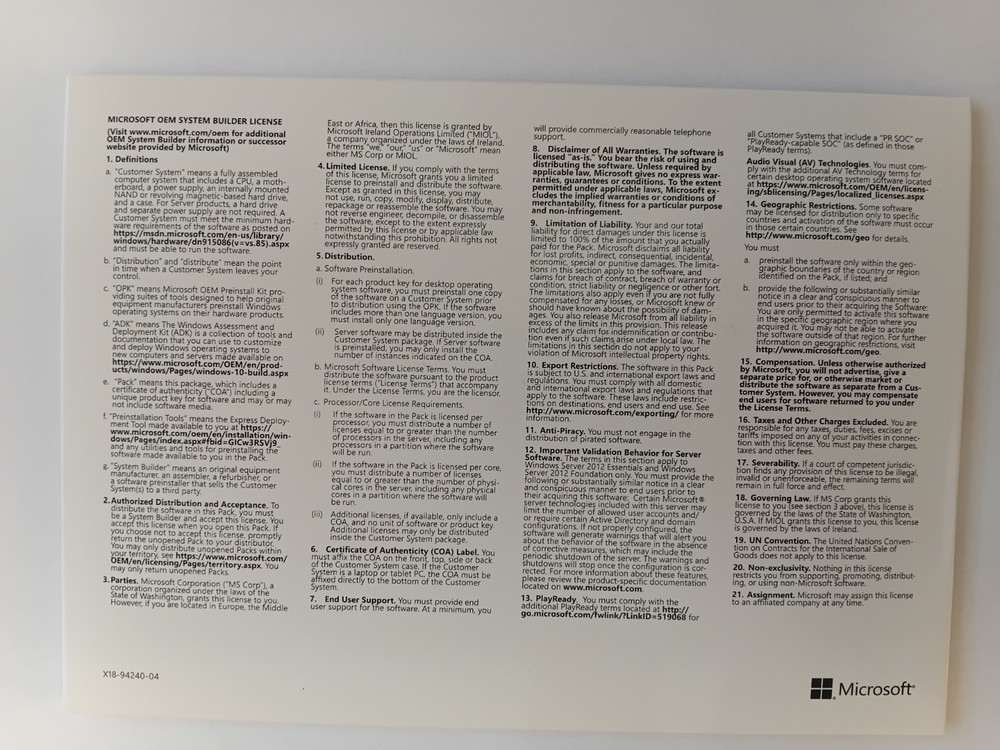 Microsoft Windows Server 2025 Datacenter 64 Core DVD & License Key (NEW&SEALED)