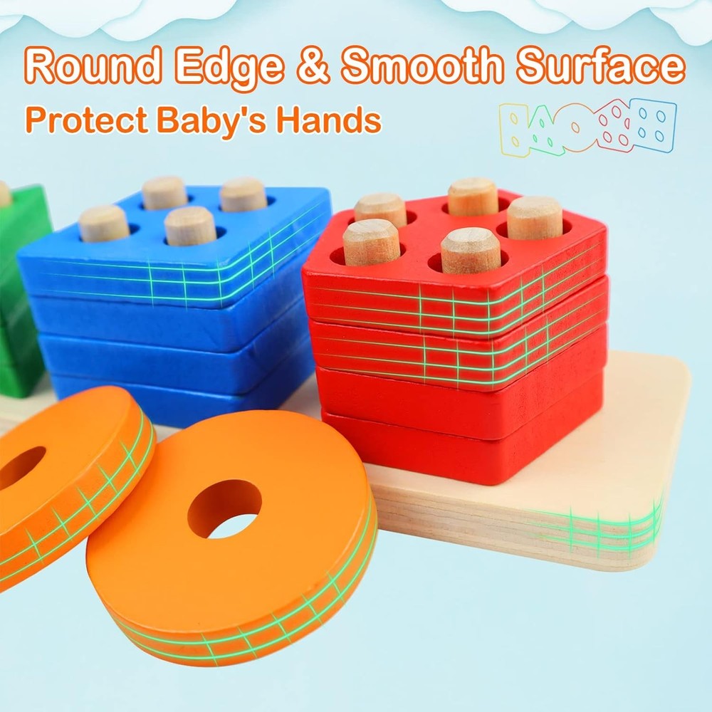 PEBIRA Montessori Learning Activity Boards