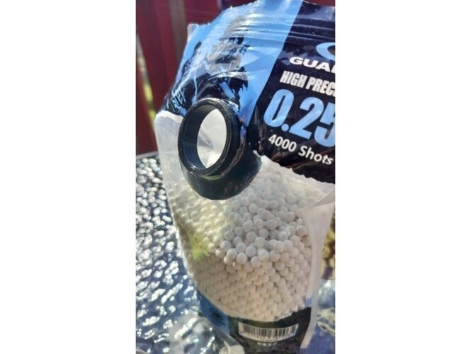 Easy Pour Airsoft Pellet Bag Nozzle Adapter