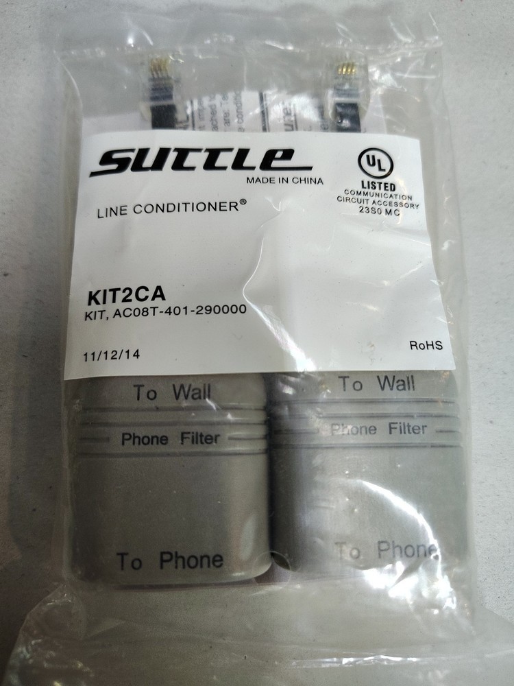 Two Suttle Line Conditioners KIT2CA KIT, AC08T-401-290000