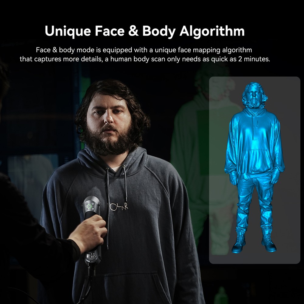 Creality CR-Scan Raptor 3D Scanner Handheld 60FPS 24Bit Full-Color Scanning G9O7