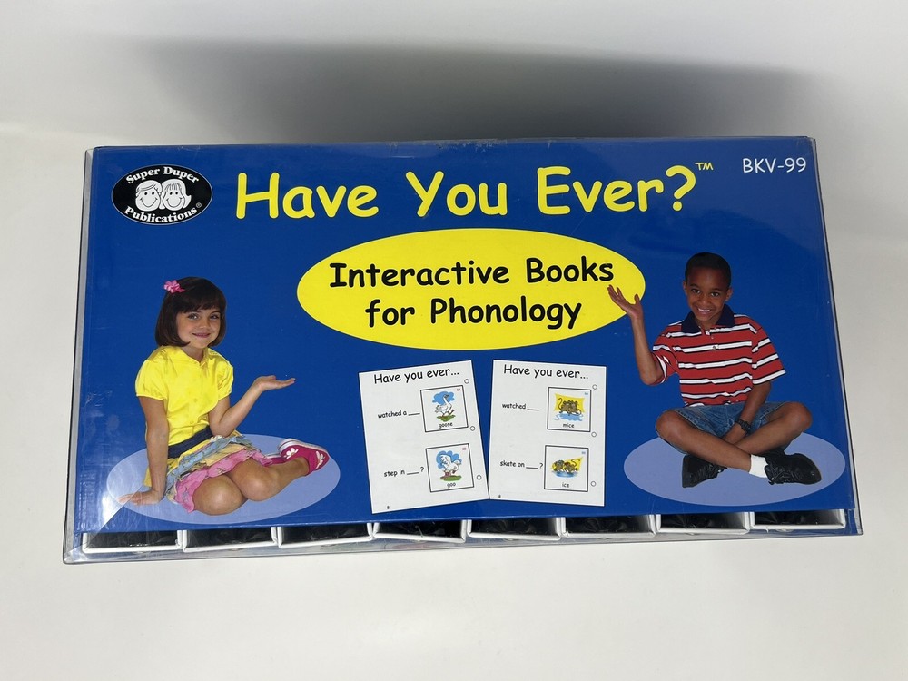 Super Duper Have You Ever? Interactive Books for Phonology