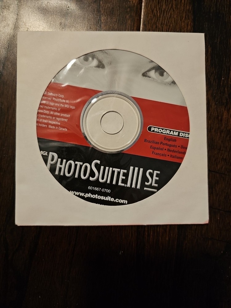 ⭐️⭐️⭐️⭐️⭐️MGI Photo Suite III SE Program Disc