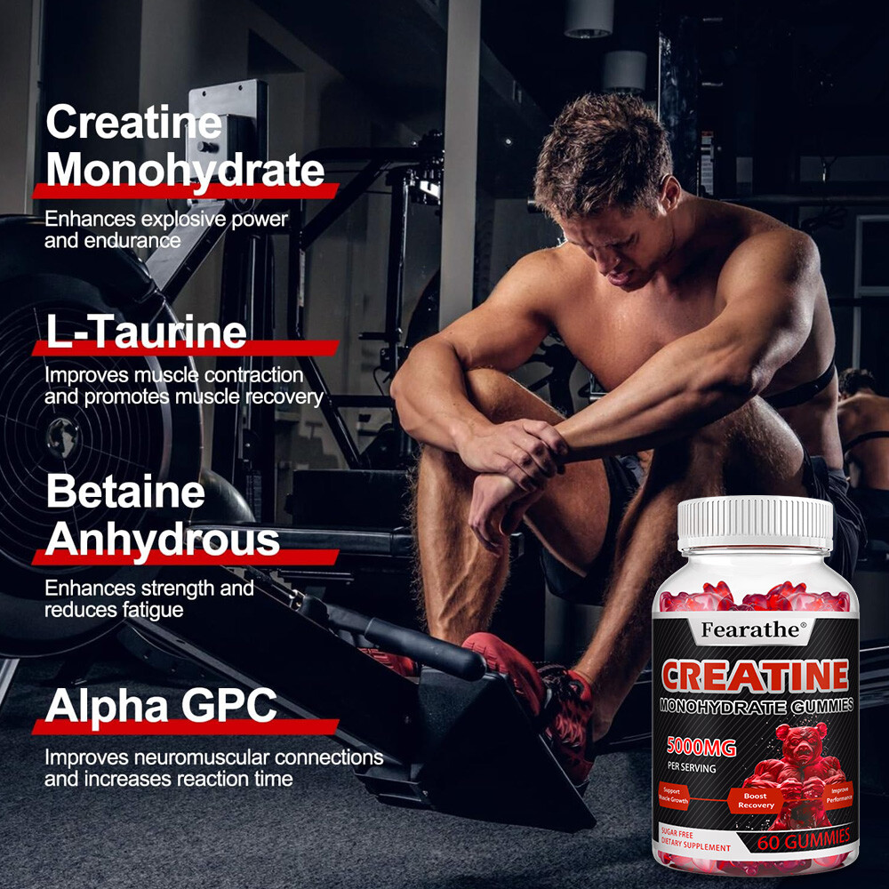 Creatine Monohydrate 5000Mg Increases Muscle Energy Improved Performance