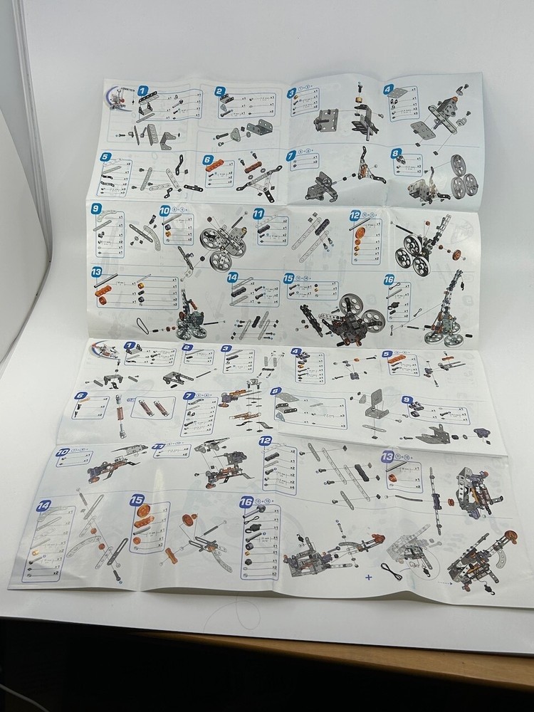 Instruction Guide for Meccano Multi-Models Bicycle (Erector) Model #3501